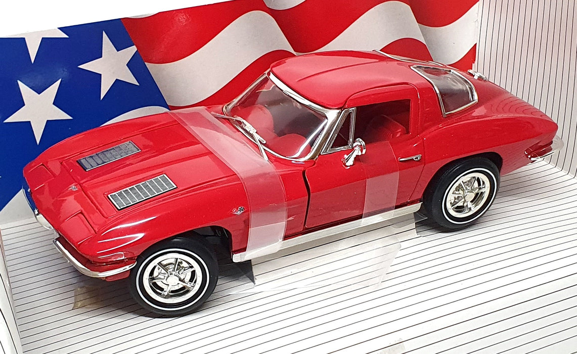 Ertl 1/18 Scale Diecast 7359 - 1963 Chevrolet Corvette Stingray - Red