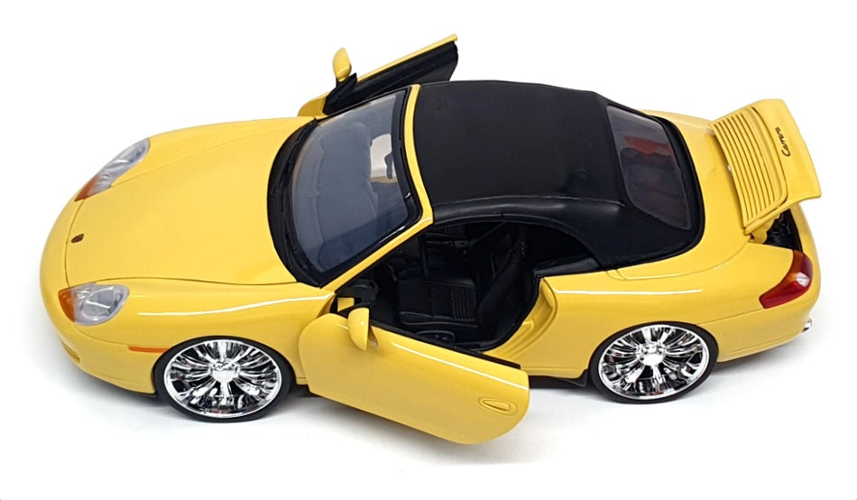 UT Models 1/18 Scale 28723E - Porsche 996 With Custom Wheels - Yellow