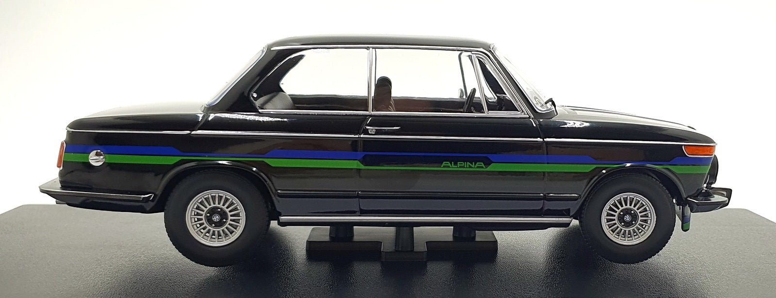 KK Scale 1/18 Scale Diecast KKDC181322 - 2002 BMW Alpina 1974 - Black