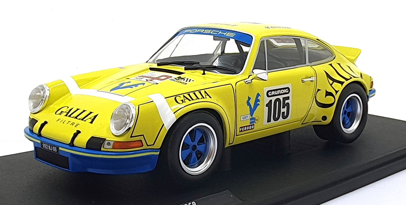 Solido 1/18 Scale Diecast S1801118 - Porsche 911 RSR #105 Tour Auto 1973