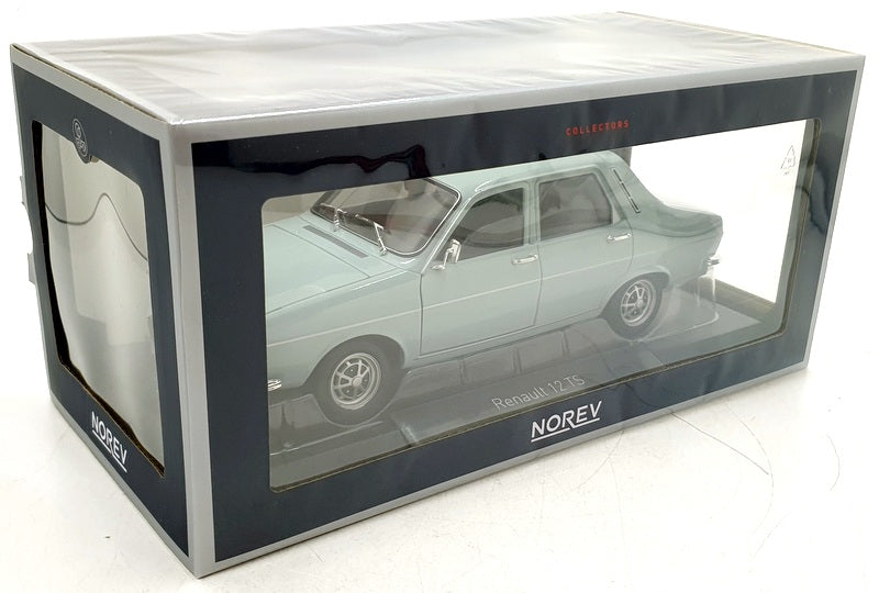Norev 1/18 Scale Diecast 185219 - Renault 12 TS 1974 - Light Blue