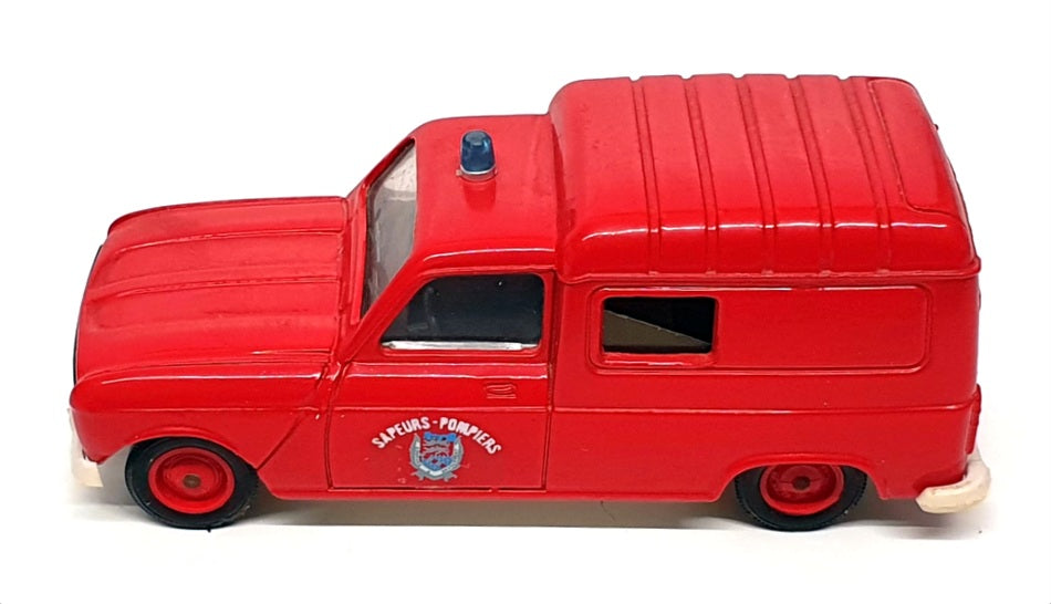 Solido 1/43 Scale S0R4R - Renault 4 Van Sapeurs Pompiers Van - Red