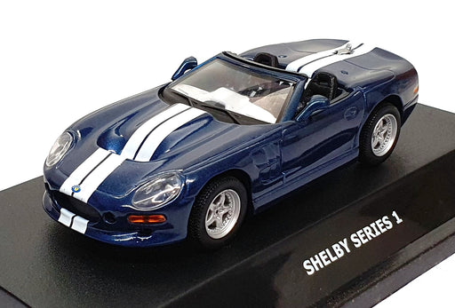 Maxi Car 1/43 Scale 10083 - Shelby Series 1 - Blue/White Stripes