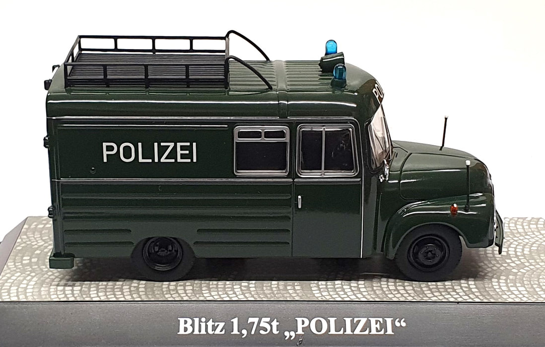 Premium ClassiXXs 1/43 Scale 11603 - Opel Blitz 1.75t Polizei Police - Green