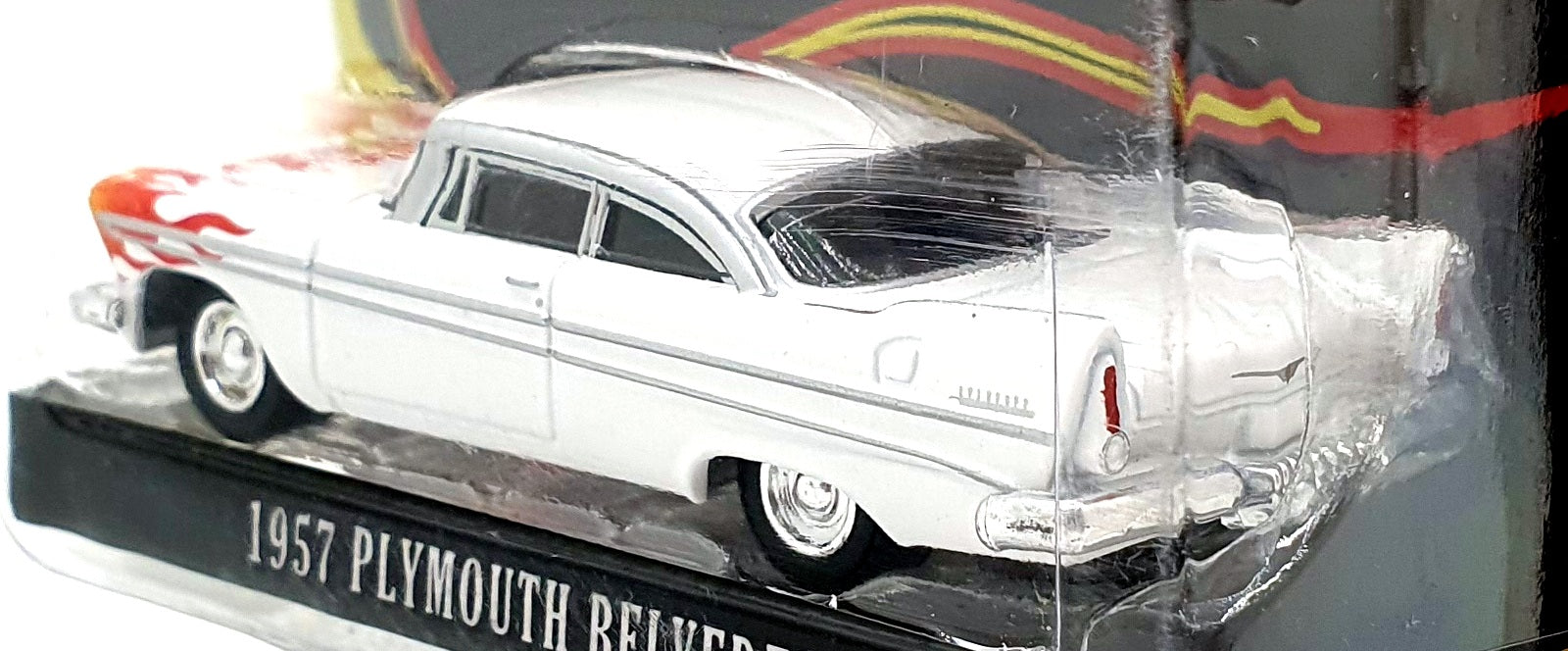 Greenlight 1/64 Scale 30362 - 1957 Plymouth Belvedere - White