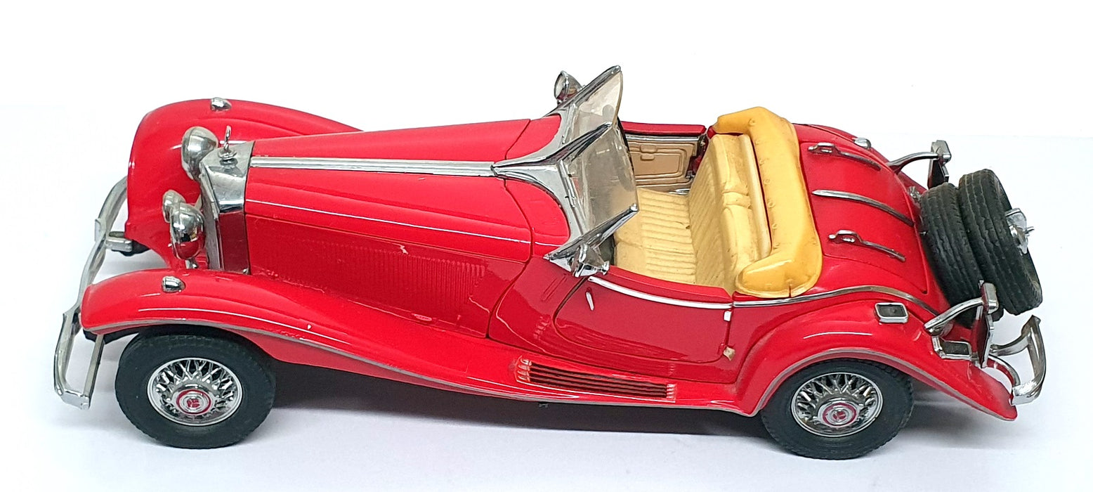 Franklin Mint 1/24 Scale Diecast 150326H - 1935 Mercedes-Benz 500K - Red