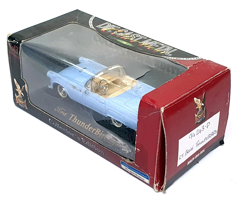 Road Signature 1/43 Scale 94243-D - 1955 Ford Thunderbird - Lt. Blue