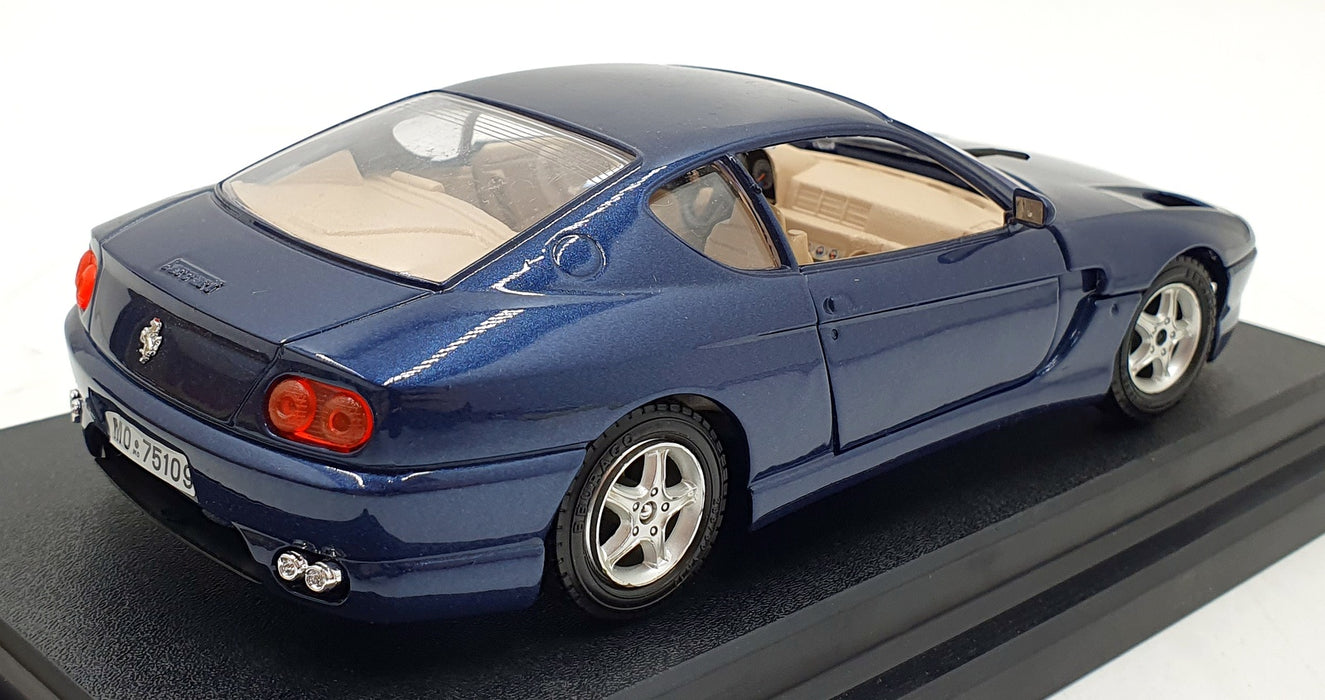 Burago 1/25 Scale Diecast 1536 - 1992 Ferrari 456GT - Met Blue