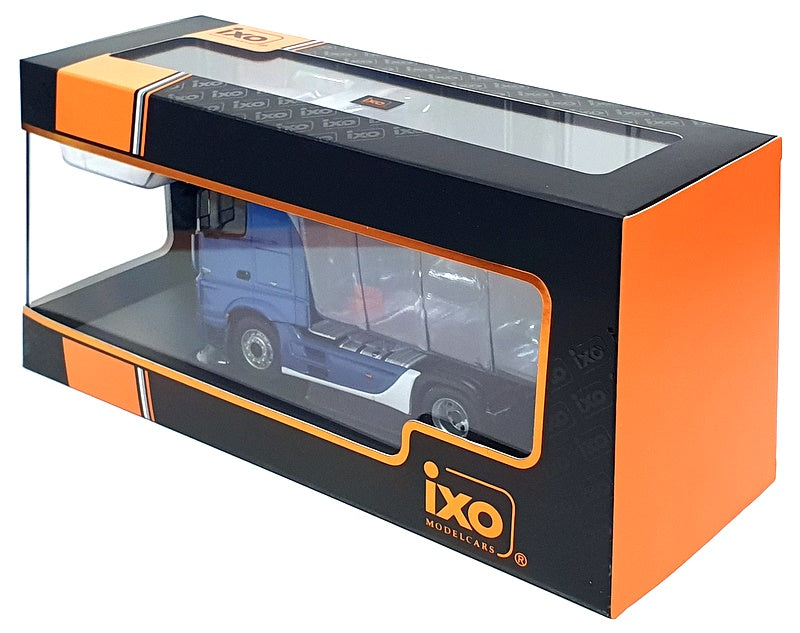 Ixo 1/43 Scale TR206.22 - Mercedes Benz Actros MP4 Truck - Met. Blue/White