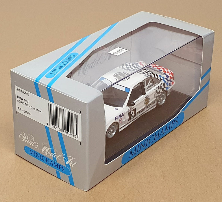 Minichamps 1/43 Scale 430 942003 - BMW 318i ADAC TW-Cup 1994 #3 Burgstaller