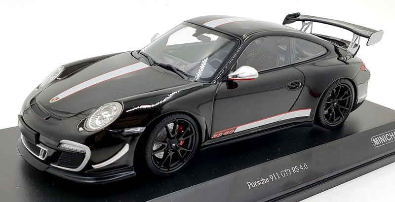 Minichamps 1/18 Scale Diecast 155 062220 - Porsche 911 GT3 RS 4.0 2011 - Black
