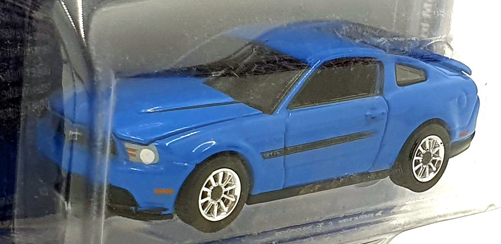 Auto World 1/64 Scale AW64372 - 2012 Ford Mustang GT/CS - Blue