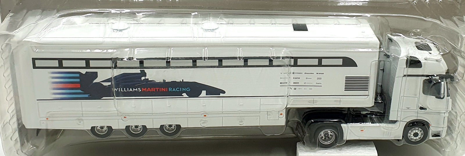 P&C 1/43 Scale MY8ALA0002 - Mercedes Benz Transporter Truck Williams Racing