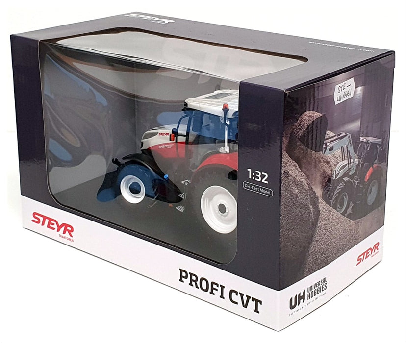 Universal Hobbies 1/32 Scale STE-UH6461 - Steyr 6280 CVT Tractor - Red/White