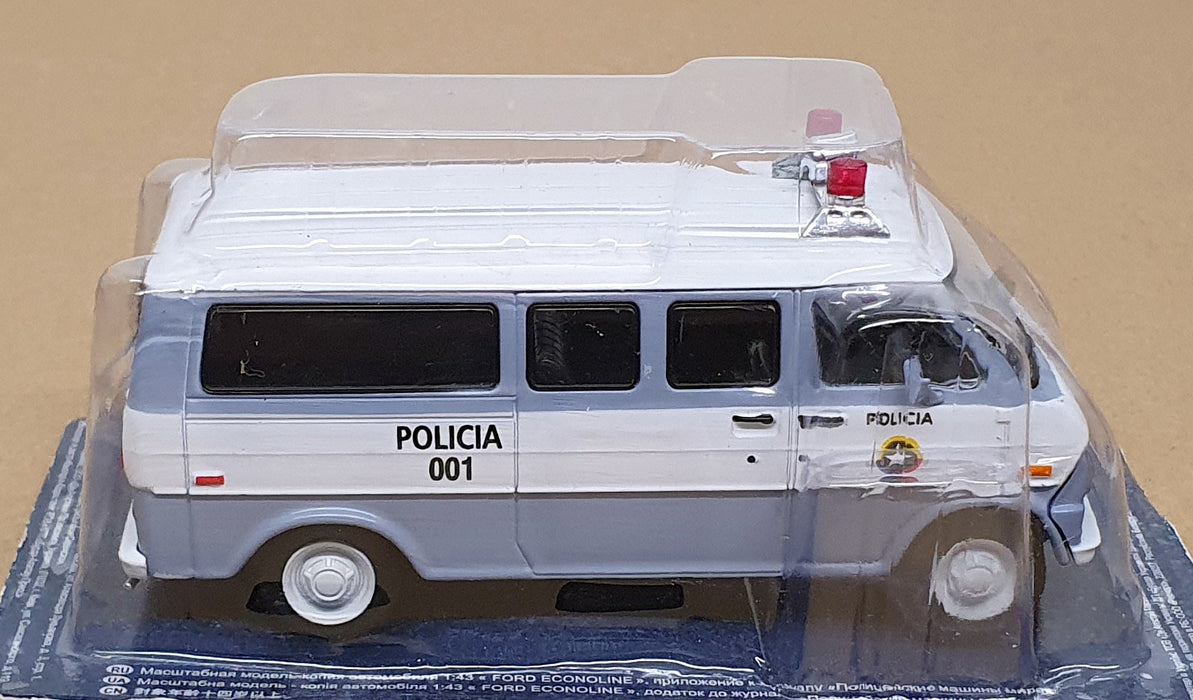 Altaya 1/43 Scale CB69 - Ford Econoline Colombia Police Minibus - White/Grey