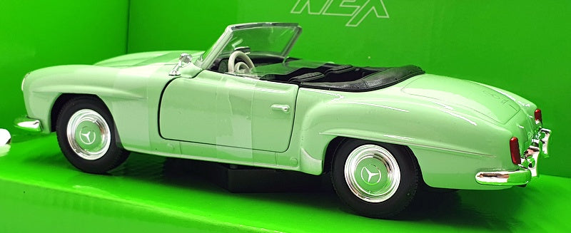 Welly NEX 1/24 Scale Diecast 24118C-W - 1955 Mercedes-Benz 190 SL - Mint Green