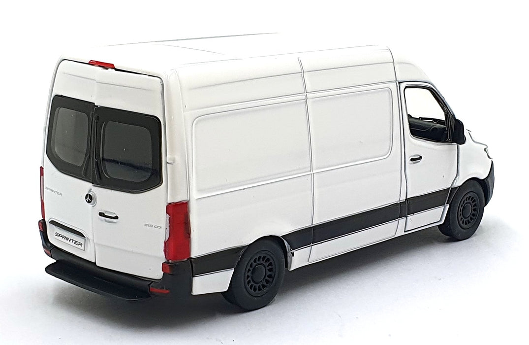 Kinsmart 1/48 Scale Pull Back & Go TY7714 - Mercedes-Benz Sprinter - White