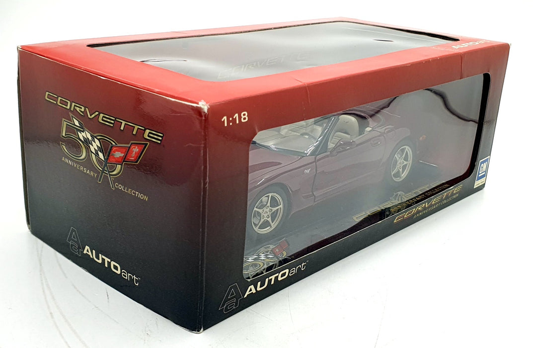 Autoart 1/18 Scale Diecast 71151 - Chevrolet Corvette 2003 Convertible - Red