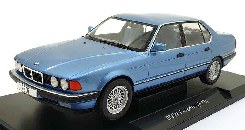 Model Car Group 1/18 Scale Diecast MCG18160 - BMW 7-Series E32 - Met. Blue