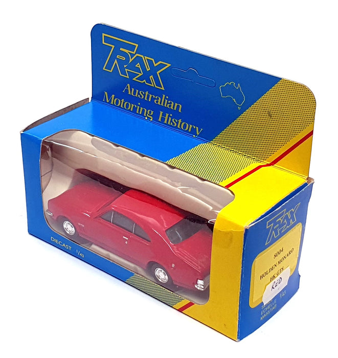 Trax 1/43 Scale Diecast 8004 - Holden Monaro HK GTS - Red