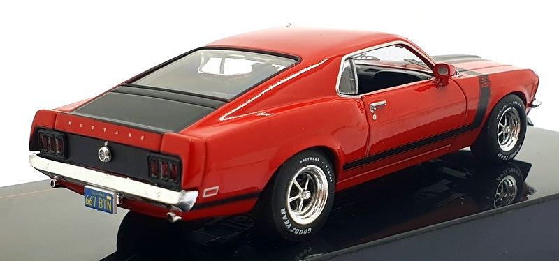 Ixo Models 1/43 Scale CLC476N.22  - 1970 Ford Mustang Boss 302 - Red/Black
