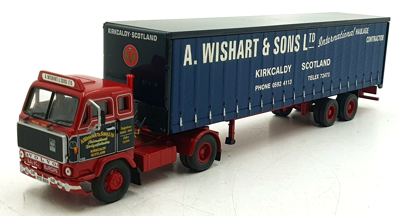 Corgi 1/50 Scale Model Truck CC13109 - Volvo F88 Tautliner - Wishart & sons Ltd