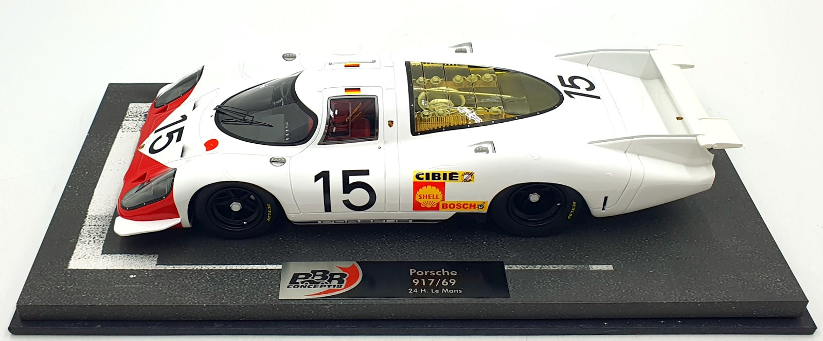 BBR 1/18 Scale Resin BBRC1833D - Porsche 917 LH Le Mans 1969 #15