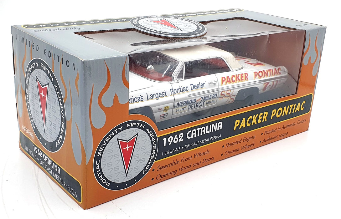 Ertl 1/18 Scale Diecast 29263P - 1962 Catalina Packer Pontiac - White