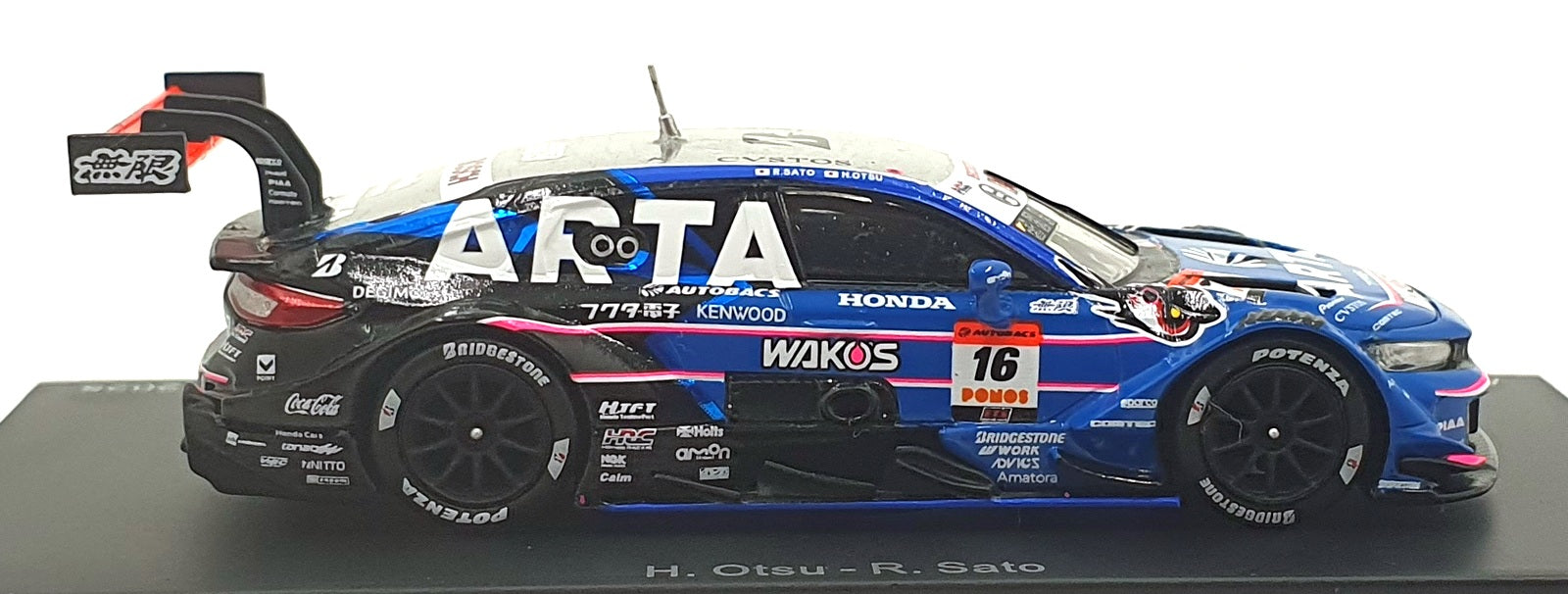 Spark 1/64 Scale 64SGT25016 Honda Civic Tyre-GT #16 ARTA GT500 Super GT 2025