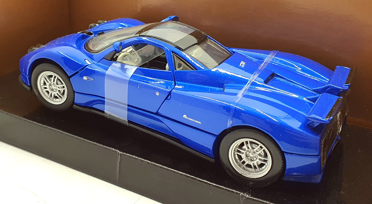 Motor Max 1/24 Scale Diecast 73200 - Pagani Zonda C12 - Blue