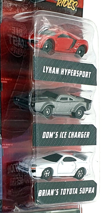 Jada Approx 4cms long 32482 3 Piece Set Lykan Hypersport Charger Toyota F&F