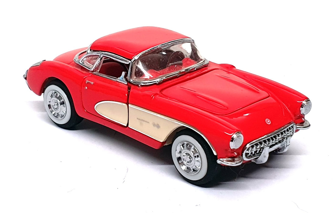 Franklin Mint 1/43 Scale 171125A - 1957 Chevrolet Corvette Convertible - Red
