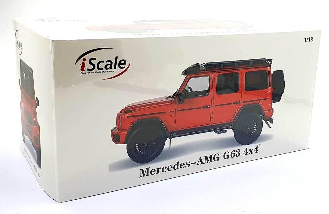 IScale 1/18 Scale Diecast 18315 - Mercedes-AMG G63 4x4 - Orange