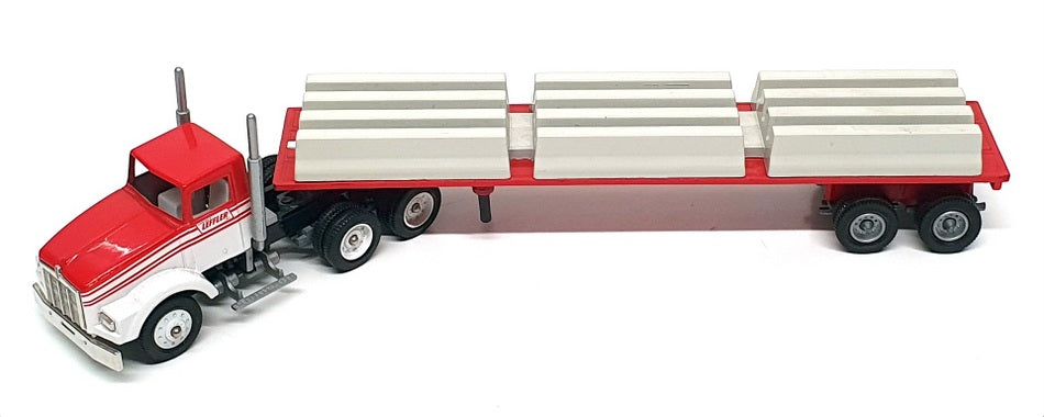 Winross 1/64 Scale 27324 - Kenworth Truck & Trailer (Leffler) - Red/White