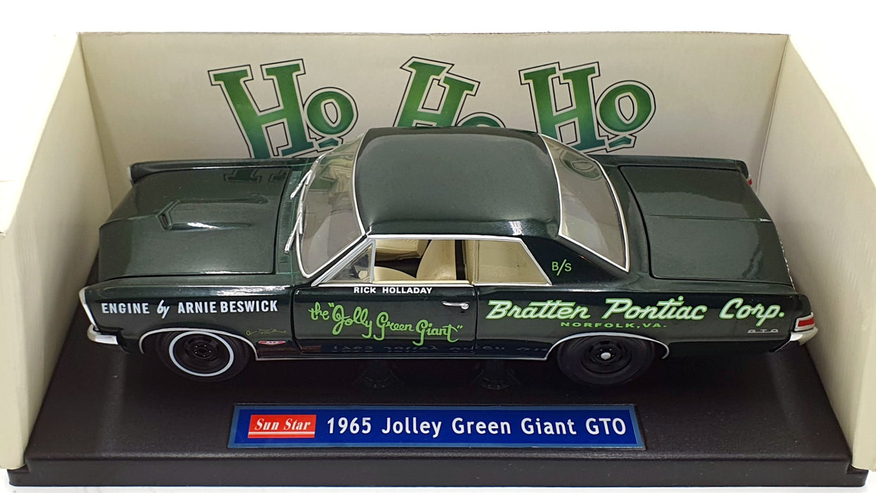 Sun Star 1/18 Scale 1810 - 1965 Pontiac GTO Rick Halliday's Jolly Green Giant