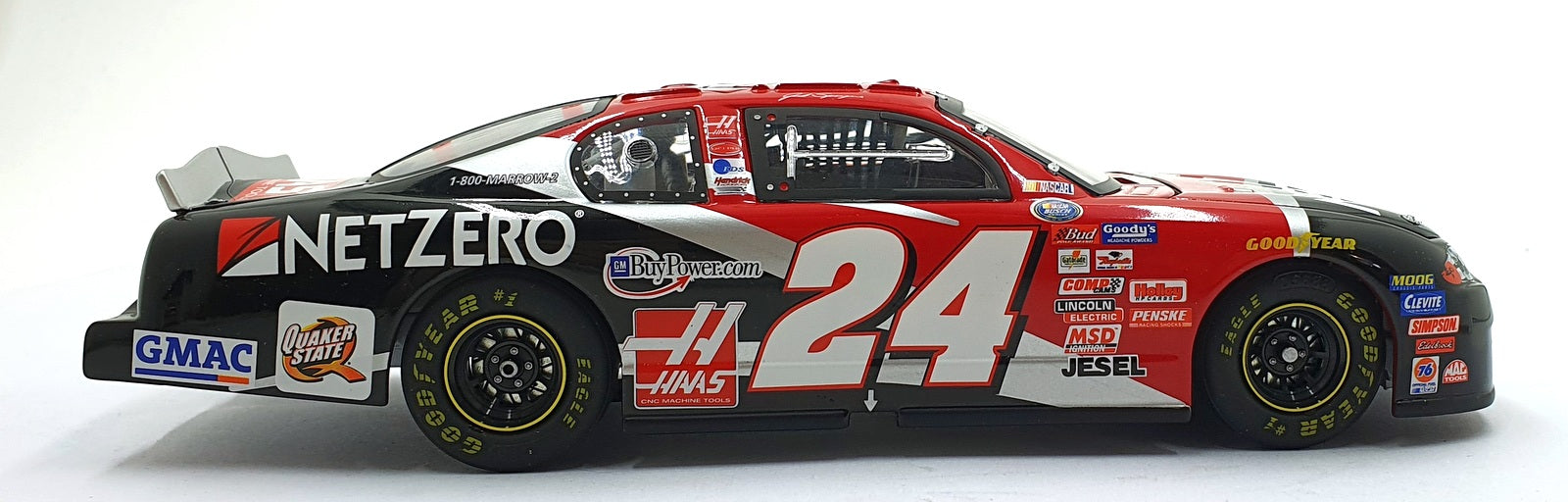 Team Caliber 1/24 Scale P242259NZ 2002 Chevrolet Monte Carlo #24 NASCAR Sprague