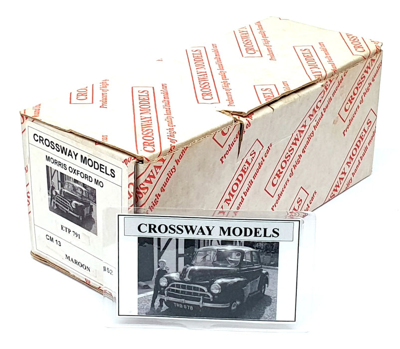 Crossway Models 1/43 Scale CM13 - Morris Oxford MO - Maroon