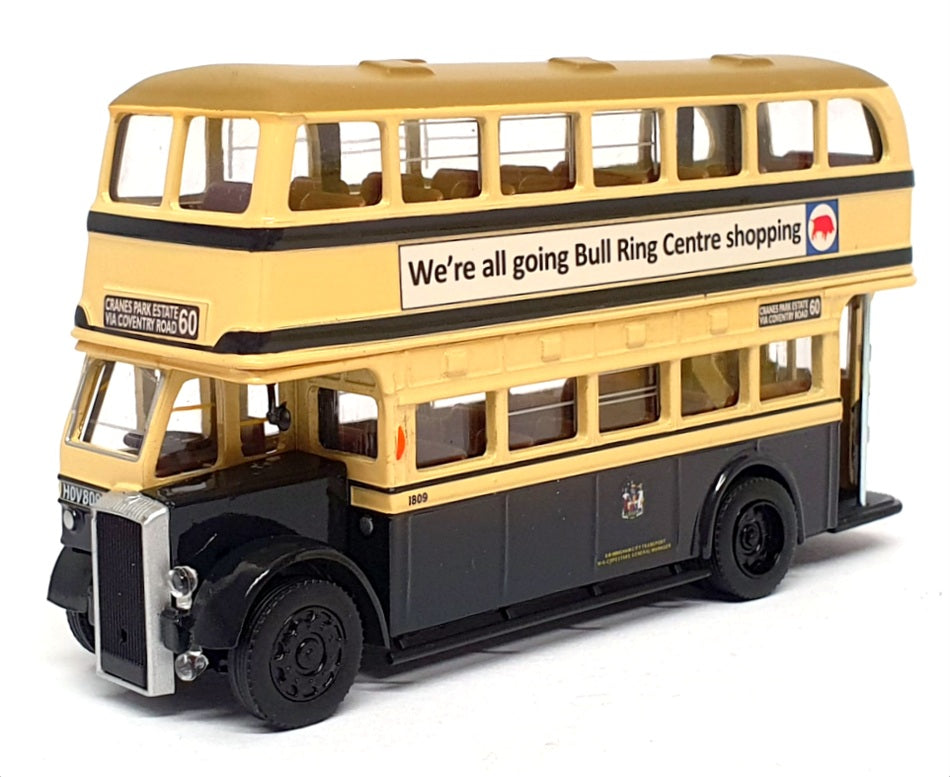 Forward Models 1/76 Scale EDB-15 Daimler D/Deck Bus - Birmingham City Trans. R60