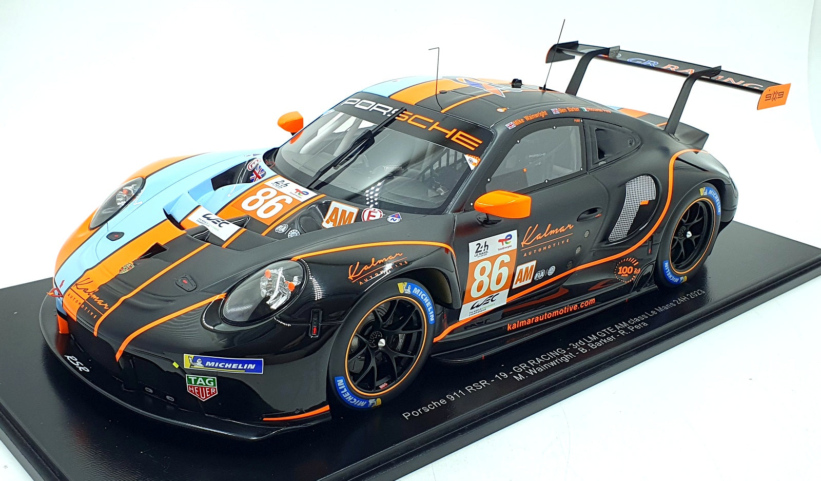 Spark 1/12 Scale 12S046 - Porsche 911 RSR Gr Racing Le Mans Gulf 2023 #86