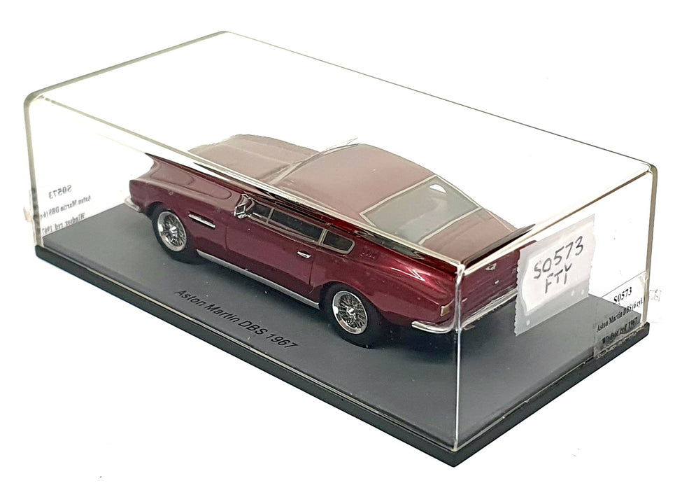 Spark Model 1/43 Scale S0573 - 1967 Aston Martin DBS 6 Cyl. - Windsor Red