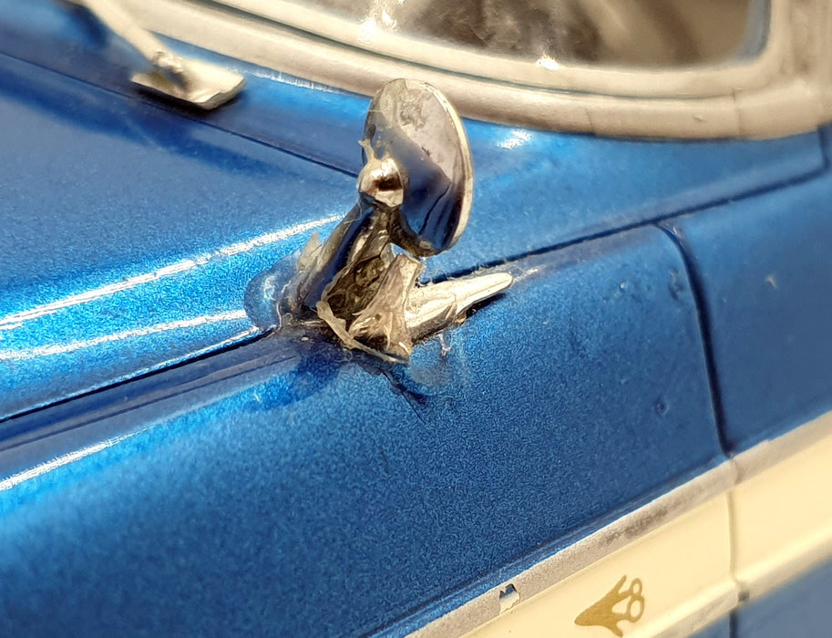 BOS Models 1/18 scale BOS237 - Desoto Firedome 4-Door Seville - Met Blue/White