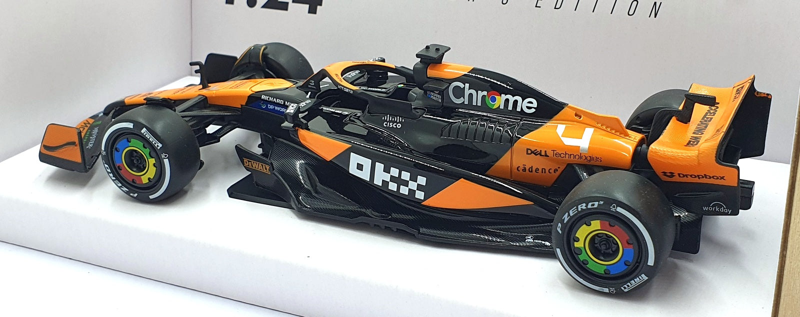 CMJ 1/24 Scale Diecast  124MLF1 - McLaren F1 #4 - Norris/Piastri