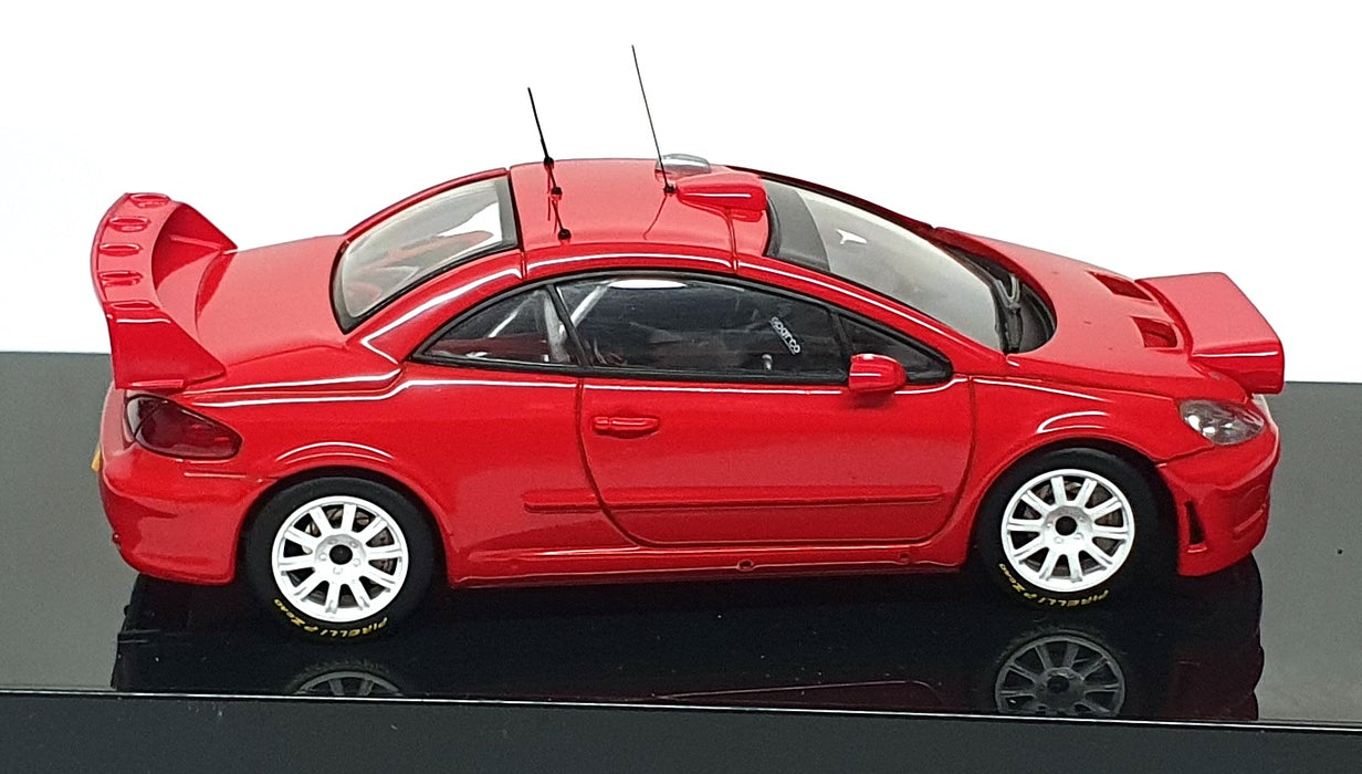 Autoart 1/43 Scale 60557 - Peugeot 307 WRC Plain Body Version - Red