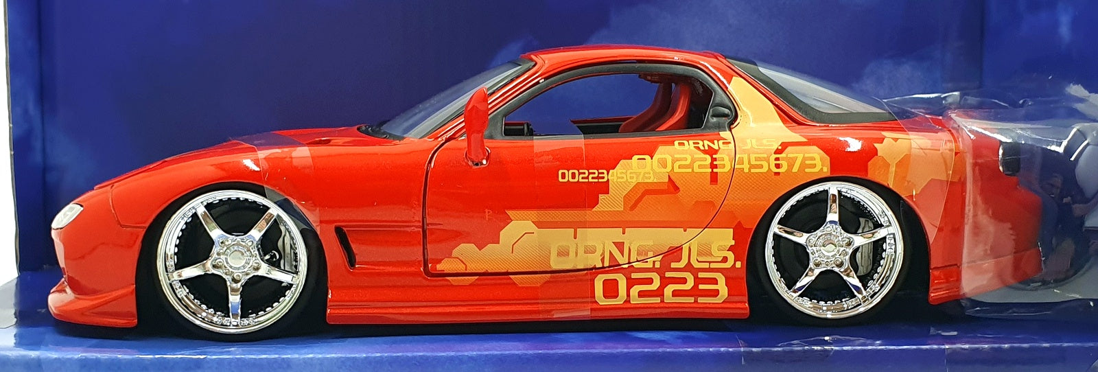 Jada 1/24 Scale 30747 - Fast & Furious Orange JLS Mazda RX-7