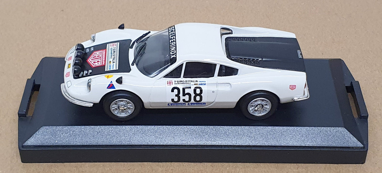 Vitesse 1/43 Scale L052 - Ferrari Dino 246GT #358 Giro d'Italia - White/Black