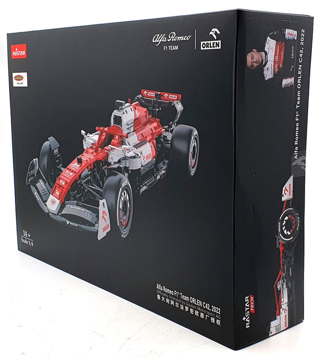 RASTAR 402806 1/8 Scale 2306 pcs - Alfa Romeo F1 Team Orlen #24 2022 Unopened