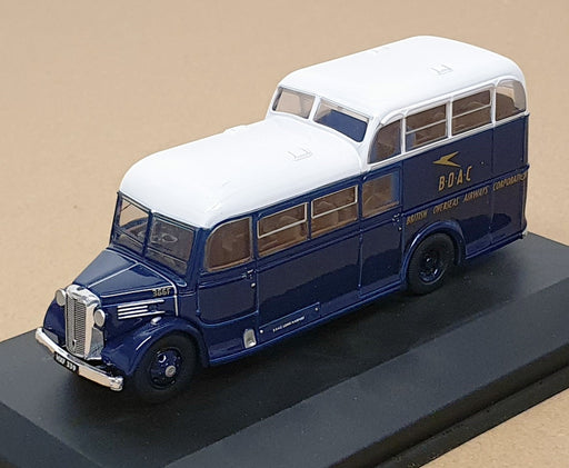 Oxford Diecast 1/76 Scale 76COM002 - Commer Commando Bus BOAC - Dk. Blue/White