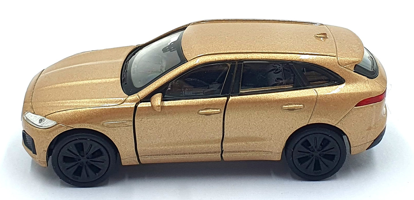 Welly Model 12cms Pull Back and Go 301125C - Aston Martin V12 Vantage - Gold