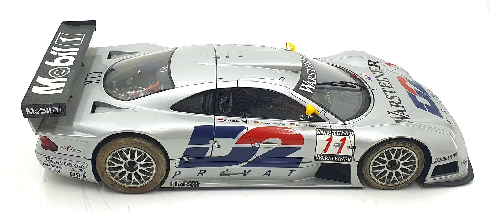 Autoart 1/12 Scale 12001 Mercedes Benz CLK GTR FIA 1997 GT1 - Scnieder/Wurz