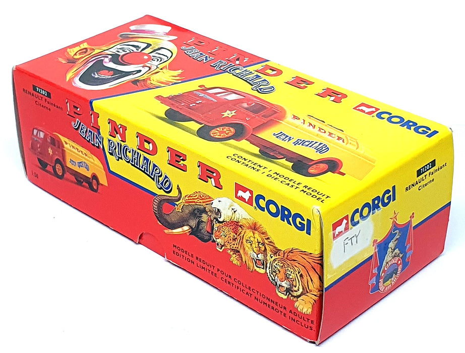 Corgi 1/50 Scale 71202 Renault Faineant Citerne Jean Richard Circus - Red/Yellow